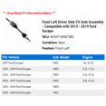 thumbnail image 2 of Front Left Driver Side CV Axle Assembly - Compatible with 2013 - 2019 Ford Escape 2014 2015 2016 2017 2018, 2 of 2