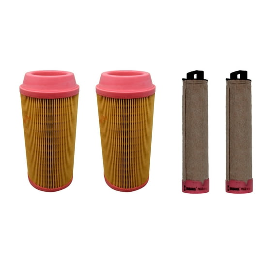 RAParts 4 Pc Air Filter Kit Fits Kubota Zero Turn Mower ZD1211 ZD1211L ZD1211R ZD1211RL