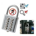 thumbnail image 3 of SharkTRUE 10-key Digital Button Password Lock For Blind Elderly People, Locks With Unchangeable, 3 of 8