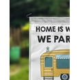 thumbnail image 2 of Printtoo White Home Is Where We Park It Retro Camp Trailer Personalized Camping Flags For Campers Double SidedFlagCampsiteFlagOutdoor Garden Sign, 2 of 4