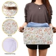 thumbnail image 3 of Yayeee 2 Pack Canvas Storage Basket with Handles for Shelves Fabric Bins Closet Organizer, Small Floral Pattern, 3 of 8