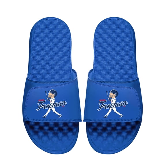 Unisex ISlide Freddie Freeman Los Angeles Dodgers Player Caricature Slide Sandals