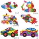thumbnail image 1 of Gwong Juguete Alfabeto colorido de madera Coche 3D Vehicel modelo Jigsaw Puzzles Educación Juguete para niños Gwong 30002120, 1 of 6
