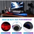 thumbnail image 4 of Large Extended Gaming Mouse Pad with Stitched Edges, Non-Slip Waterproof Rubber Base Mouse Pad for Office, Computer, Keyboard, Laptop and Home Desk Pad 35.4 x 15.7 x 0.12 Inch (Colorful Starry Sky), 4 of 6