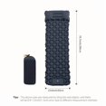 thumbnail image 4 of Matelas Gonflable Ultraléger pour Camping avec Pompe Intégrée Noir, 4 of 5