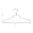 thumbnail image 5 of Quality Metal Hangers, 100-Pack, Swivel Hook, Stainless Steel Heavy Duty Wire Clothes Hangers, Heavy-Duty Clothes, Jacket, Shirt, Pants, Suit Hangers (100, Standard - 17" inch), 5 of 5