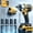 Yellow, 1 Battery & Multiple Accessories, variant on Heavy Duty Brushless Cordless Impact Wrench, High Torque Tool with Variable Speed Control