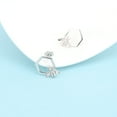thumbnail image 4 of Sterling Silver Bee and Honeycomb Stud Earring, 4 of 4