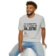 thumbnail image 6 of Funny Mens Tshirt Leave me Alone tee Sarcastic Graphic Shirt for Men, 6 of 6