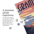 thumbnail image 3 of Lantern Press 1000 Piece Jigsaw Puzzle, Grand Canyon National Park, Arizona, Mather Point, Script, 3 of 5