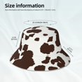 thumbnail image 3 of Balery Brown Cow Sombreros para el sol para hombre y mujer, sombrero de pescador con UPF 50+, 3 of 6