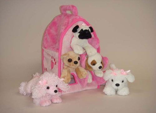 plush dog house toy