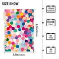 thumbnail image 2 of FORMRS 1-Subject Spiral Notebook 8" x 5" College Ruled 60 Refillable Sheet, Light Colorful Circles, 2 of 7