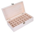 thumbnail image 4 of Contenedor de Madera para Almacenamiento de Aceites Esenciales, Personalícelo para Satisfacer sus Necesidades, Protege de la Luz Dañina, 32 Rejillas paraeites esenciales o gel, 4 of 7