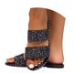 thumbnail image 3 of Bmisegm Women Sandals Fashionable New Pattern Sequin Decoration Flat Bottomed Open Toe Breathable and Comfortable Non Slip Summer Casual Shoes Womens Sandals Summer Black 7, 3 of 9