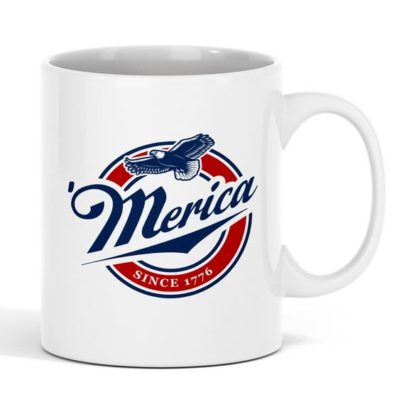 " 'Merica " Since 1776, 4th of July or US Independence Day Coffee & Tea Mug (11oz)