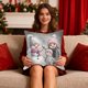 thumbnail image 4 of Funda decorativa festiva para sofá, sillón, sala de estar y hogar con diseño de muñeco de nieve y Papá Noel, 4 of 6