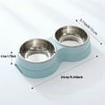thumbnail image 3 of Ceramic Style Pet Bowl Purpose Food and Water Dish for Cats Dogs Feeder, 3 of 9