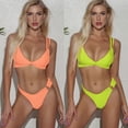 thumbnail image 2 of QLEICOM Womens Swimsuits Tummy Control Plus Size Swimsuit Coverup Swimwear Bikini Sets Orange L, 2 of 2