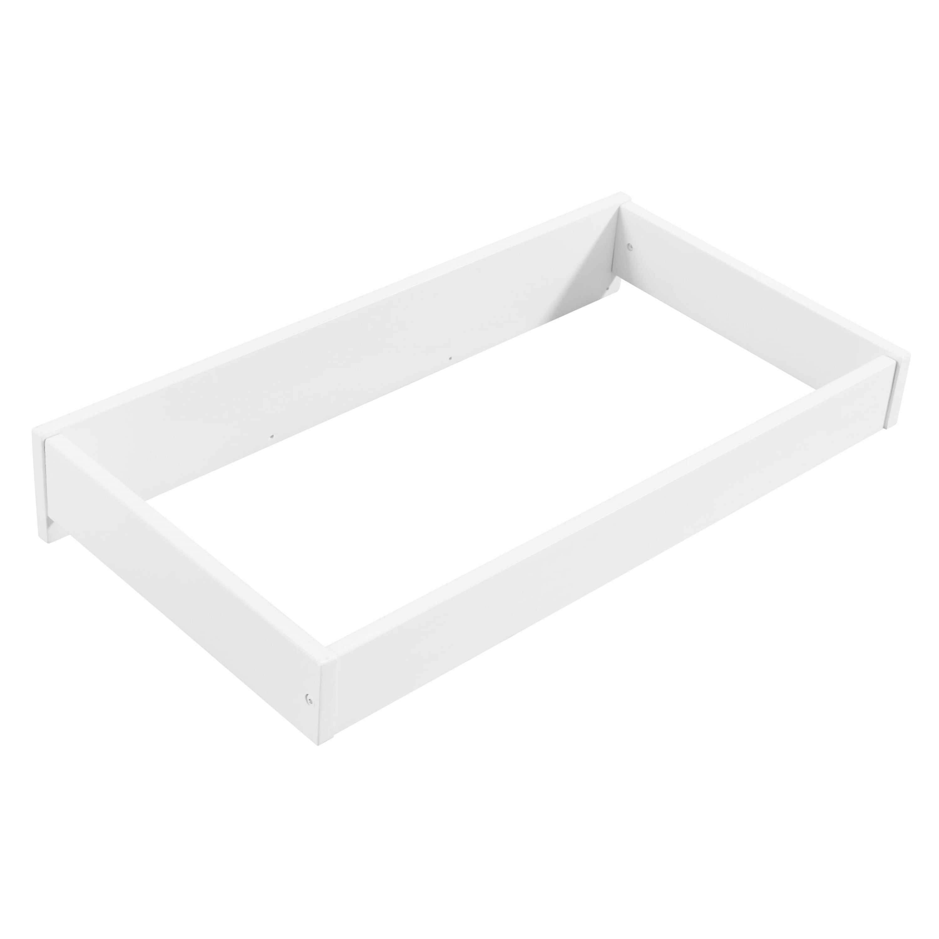 Oxford Baby Universal Wood Changing Topper For 3-Drawer Dresser in Snow White