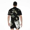 thumbnail image 2 of Flying Us Dollar Short Sleeve Men'S Rompers, Rich Money Casual Summer Jumpsuits Outfit, 2 of 4
