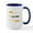 White/Navy Inside, variant on CafePress - Proud Army Cousin Black And Gold Mugs - 15 oz Ceramic Large White Novelty Mug