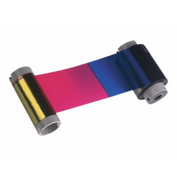 Fargo - Couleur (Jaune, Magenta, Cyan, Résine Noire, Superposition, Résine Noire) - Ruban Imprimé - pour Fargo DTC 550, 550-LC