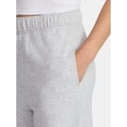 thumbnail image 5 of No Boundaries Soft Fleece Wide Leg Pants, 30” Inseam, 1 or 2-Pack, Women’s XXS-4X, 5 of 7