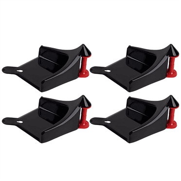 Rouleaux de Tuyau de Pneu Lot de 4 pour Lavage de Voiture Éviter l'Affaissement, Outils de Nettoyage Auto Noir