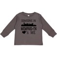 thumbnail image 3 of Inktastic Memphis Tennessee Someone Loves Me Skyline Boys or Girls Long Sleeve Toddler T-Shirt, 3 of 5