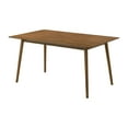thumbnail image 4 of Westmont Santana 5 Piece Walnut Wood Dining Table Set with Charcoal Fabric, 4 of 6
