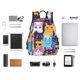 thumbnail image 4 of Fotbe Colorful Cats Pattern Art Mochila Ligera para Hombres y Mujeres - Duradera y Resistente al Agua, Ideal para Escuela, Trabajo, Viajes y Uso Diario, 4 of 7
