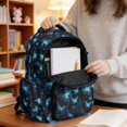 thumbnail image 6 of Whosucclay Butterfly Pattern 17 Inch School Bag for Boys Girls, Front Pocket Large Capacity Adjustable Straps School Bookbag for High School Kindergarten, 6 of 8