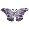 thumbnail image 1 of Empress Monarch Winged Butterfly Crystal Rhinestone Brooch Pin, 1 of 4