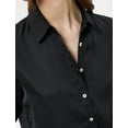 thumbnail image 5 of Buttoned Saten Shirt, 5 of 6