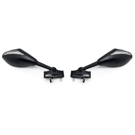 Motorcycle Mirrors W Led Turn Signals Indicators For Triumph
