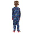 thumbnail image 3 of Hot Wheels Pajamas Toddler Boys' Cars Galore Soft Fleece Footless Sleeper One Piece PJ, 3 of 7