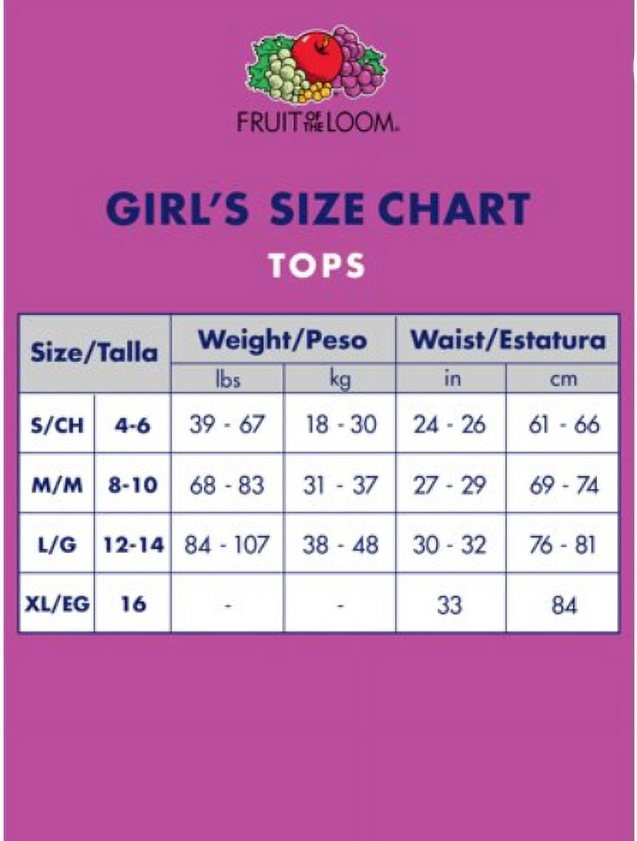 Fruit of the Loom Girls Bra and Boyshort Underwear Panty Set (Little Girls & Big Girls)