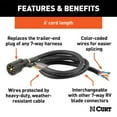 thumbnail image 2 of CURT 56601 Replacement 7-Way RV Blade Harness, 2 of 2