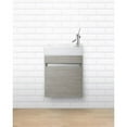 thumbnail image 2 of Cutler Kitchen and Bath Piccolo 18" Space Saver Wood Bathroom Vanity in Gray, 2 of 6