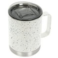 thumbnail image 3 of FIFTY/FIFTY Stainless Steel Vacuum Insulated Camp Mug - 12oz - White Speckled with Slide Lid, 3 of 6