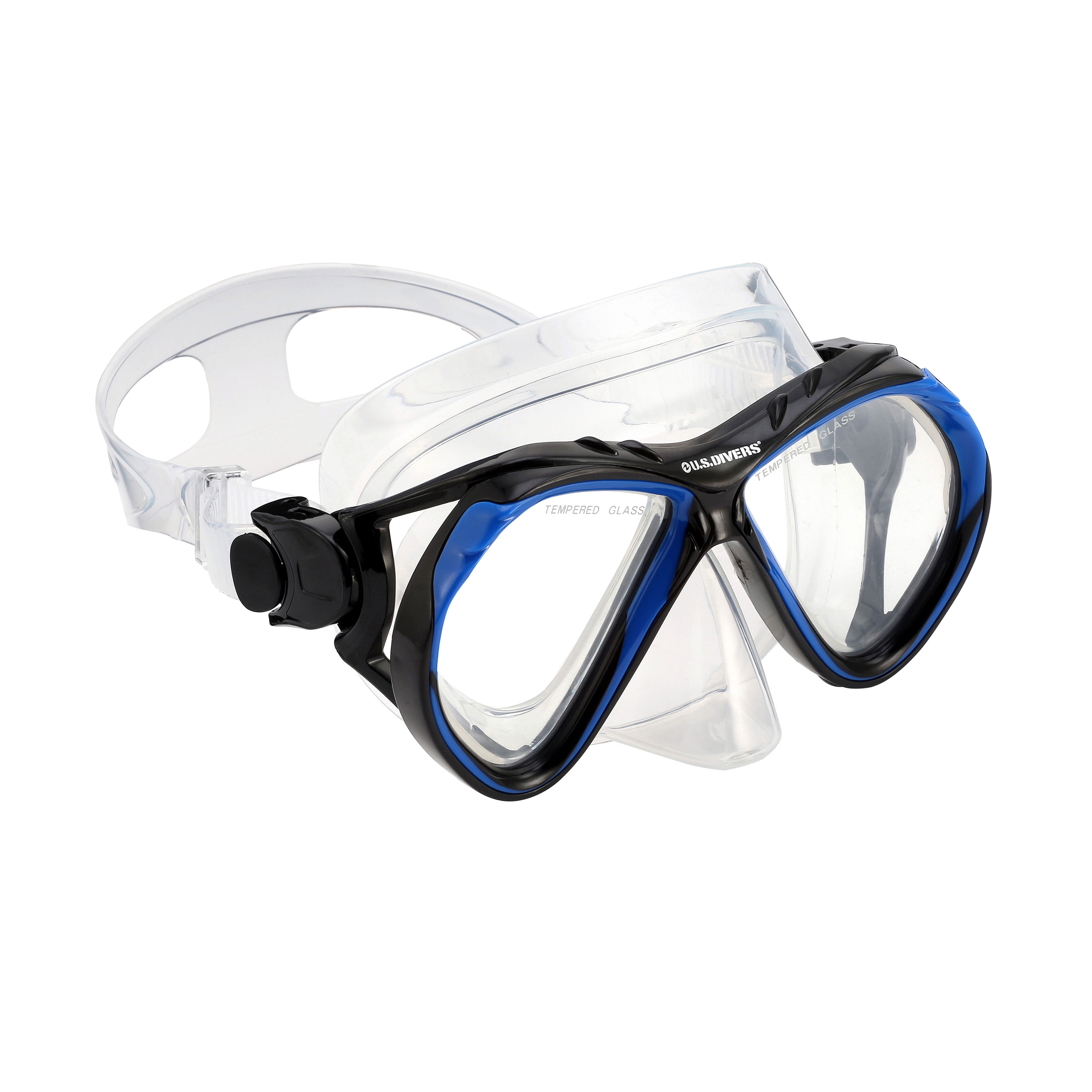 U.S Divers Mango ADULT Snorkeling Mask BLACK Swim Goggles Swimming Water Sports 