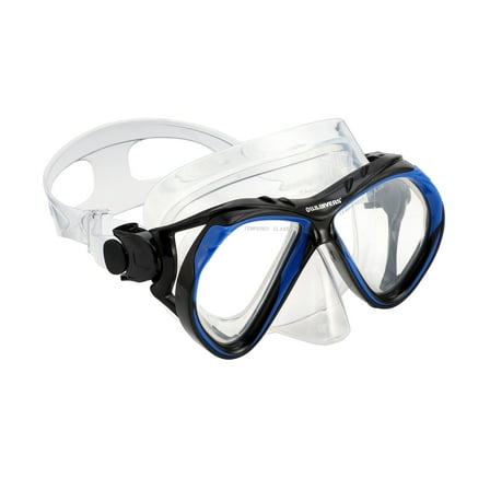 U.S. Divers Rojo 2-Window Snorkeling Mask for Adults (Blue)
