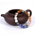 thumbnail image 4 of SIfdSeng Young Girls Jewelry Set 1 Pack Solar System Bracelet 7 Chakras Healing Natural Stone Bracelets for Women Men Stress Relief Yoga Beads Elastic Bracelet Bangle, 4 of 8