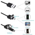 thumbnail image 2 of USB Snake Inspection Camera, 2.0 MP IP67 Waterproof USB C Endoscope, Type-C Camera with 8 Adjustable LED Lights for Android, PC, 2 of 5