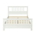 thumbnail image 2 of Topcobe Modern Wood Platform Bed for Home Hotel, Full Size Bed Frame with Headboard & Footboard, White, 2 of 8