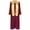Burgundy, variant on Unisex Adults Church Choir Robes Graduation Dress Gown Baptismal Robes White S