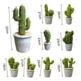 thumbnail image 3 of Visland Fake Plant Decorative Beautiful Realistic Potted Plants Fake Desktop Cactus Landscape Decor for Home, 3 of 3