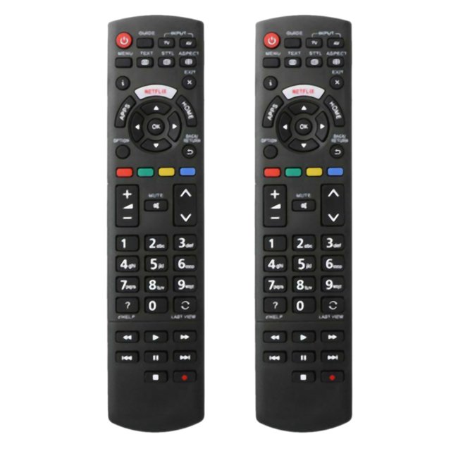 2X Reemplazo del Controlador de Control Remoto para Botones de Smart LED TV de