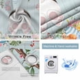 thumbnail image 4 of Easter Bunny Blackout Curtains for Bedroom/Living Room, Thermal Insulated Kitchen Curtains, Easter Eggs Spring Farmhouse Wood Grain Teal Blue Grommet Darkening Window Treatment Drapes 52"x84"x2, 4 of 8